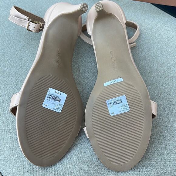 Lane Bryant ankle strap light pink heels size 8 wide NWOT - Picture 6 of 7